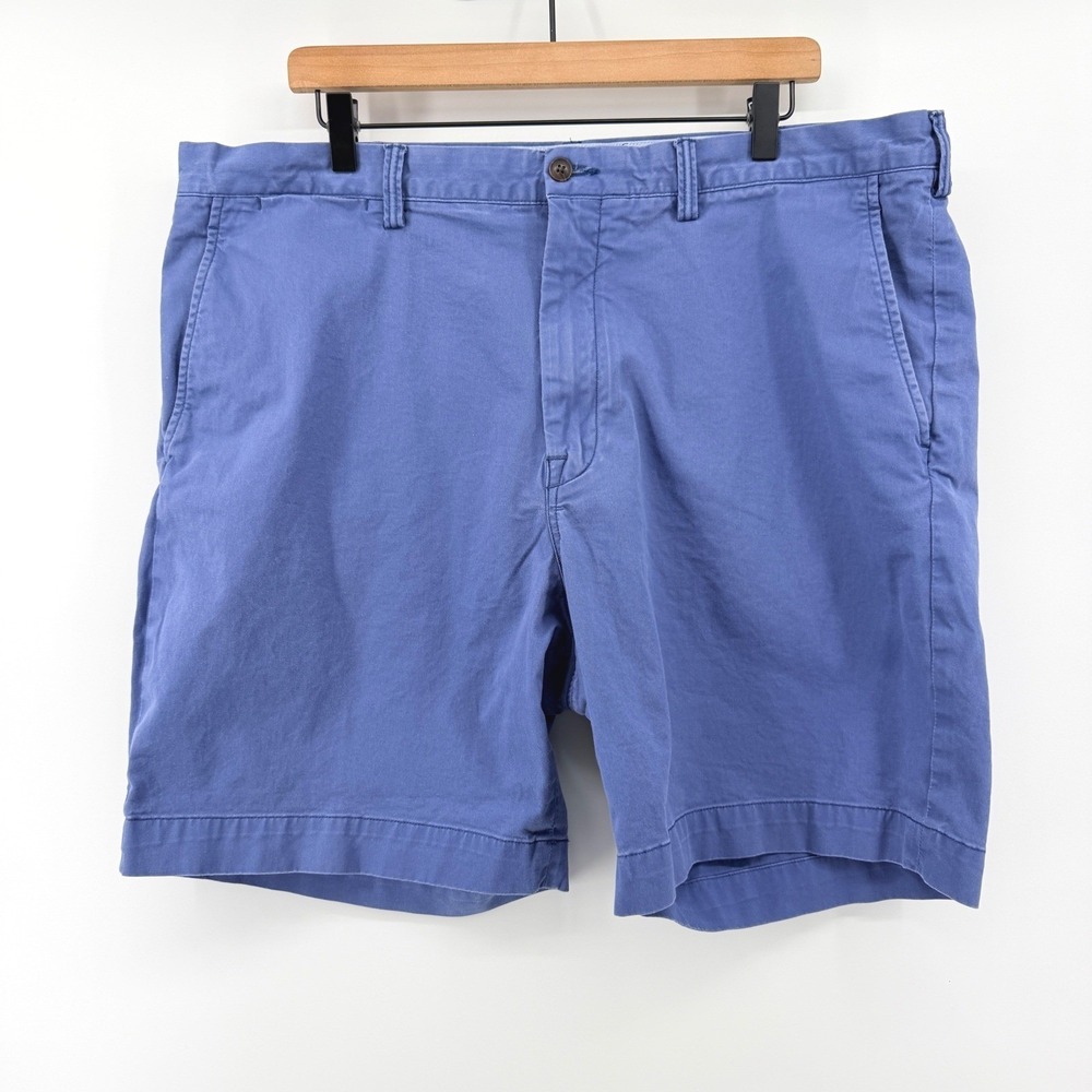 Polo‎ Ralph Lauren Chino Shorts Mens 40 Blue Stretch Classic Fit Twill Preppy